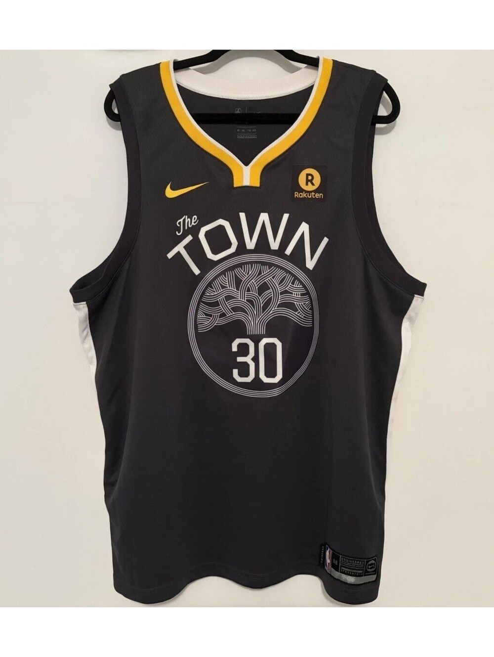 Nike NBA Golden State Warriors Steph Curry THE TOWN Swingman Jersey Size 56 2XL